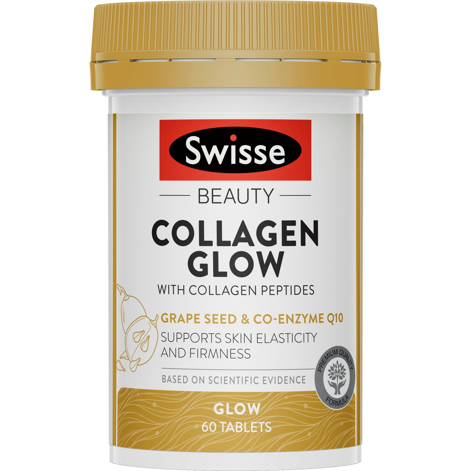 Swisse Beauty Collagen Glow With Collagen Peptides 60 Tablets - Cutprice Online