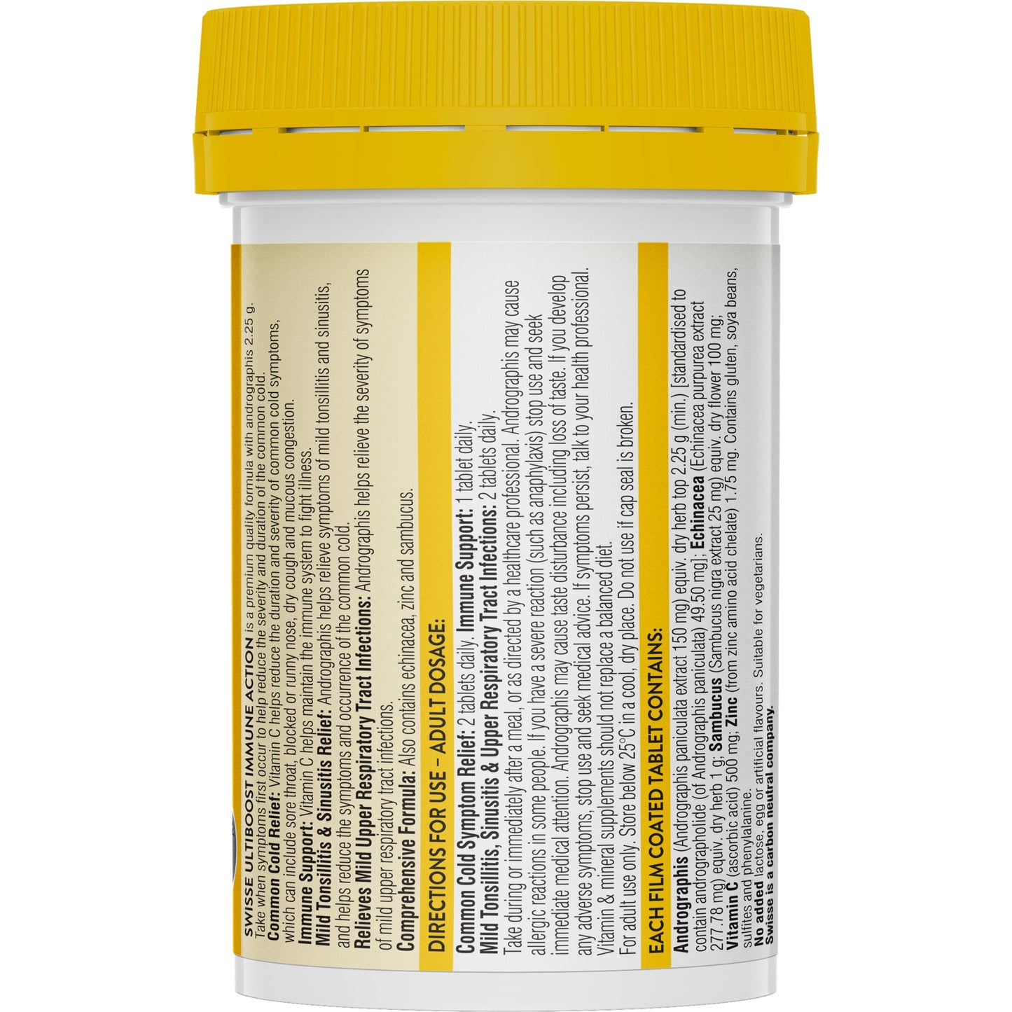 Swisse Ultiboost Immune Action Tablets 60 Tablets - Cutprice Online