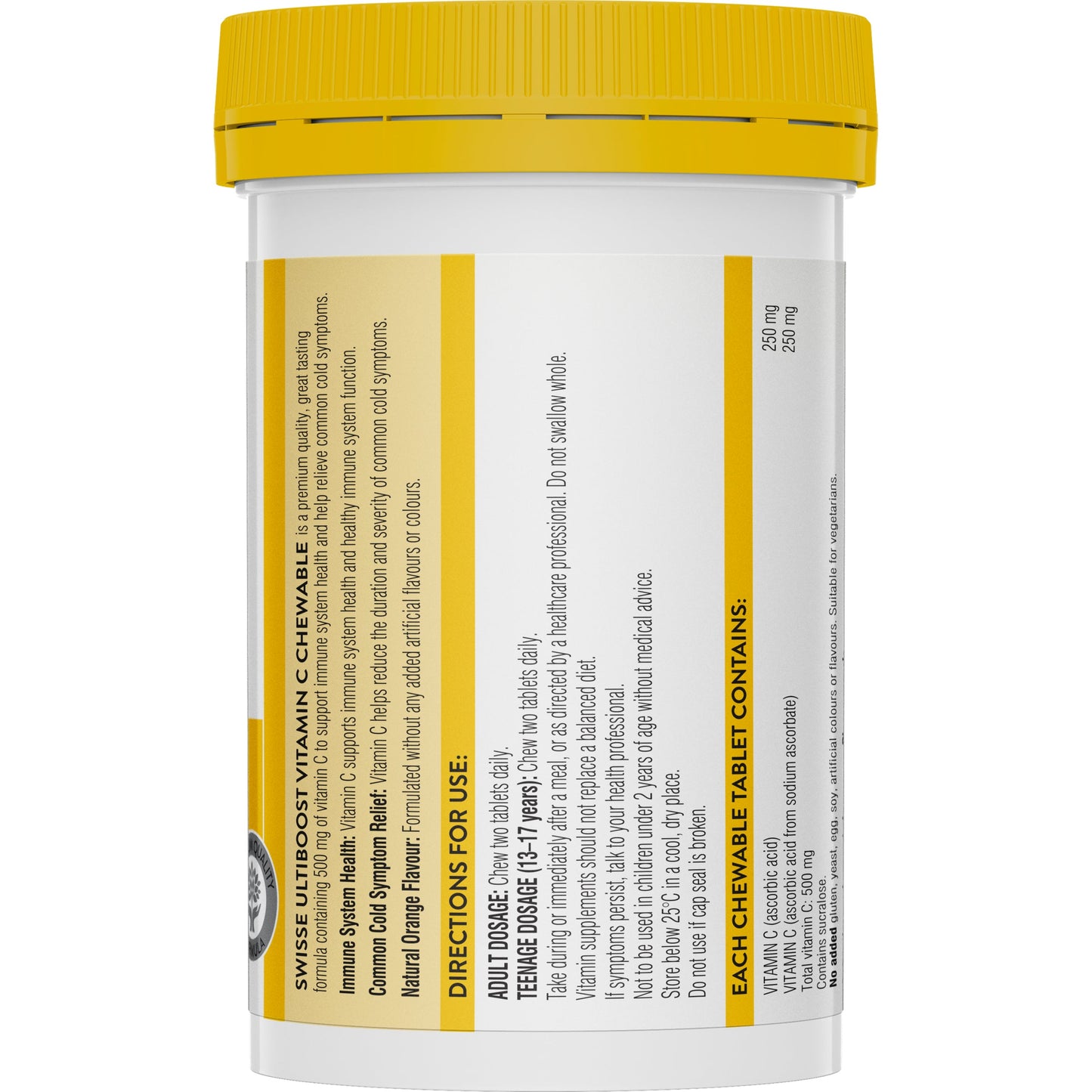 Swisse Ultiboost Vitamin C Chewable 110 Tablet - Cutprice Online