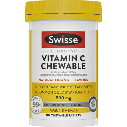 Swisse Ultiboost Vitamin C Chewable 110 Tablet - Cutprice Online
