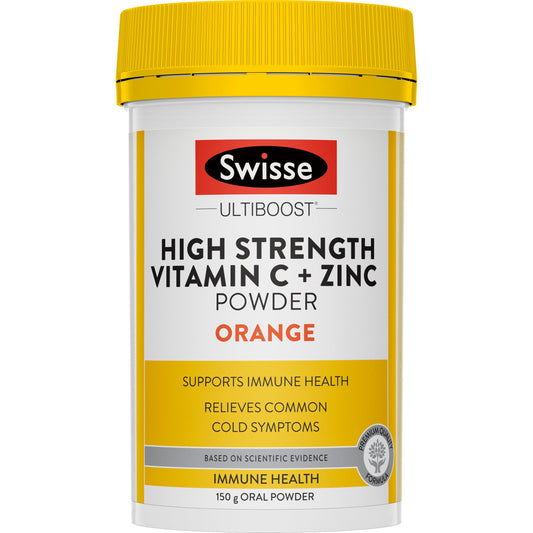 Swisse Vitamin C + Zinc Powder Orange 150g - Cutprice Online