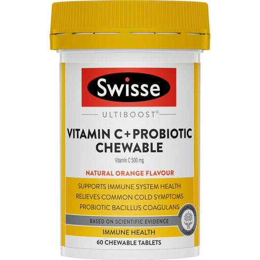 SWISSE UltiBoost VIT C PROBIOTIC 60 tablets - Cutprice Online