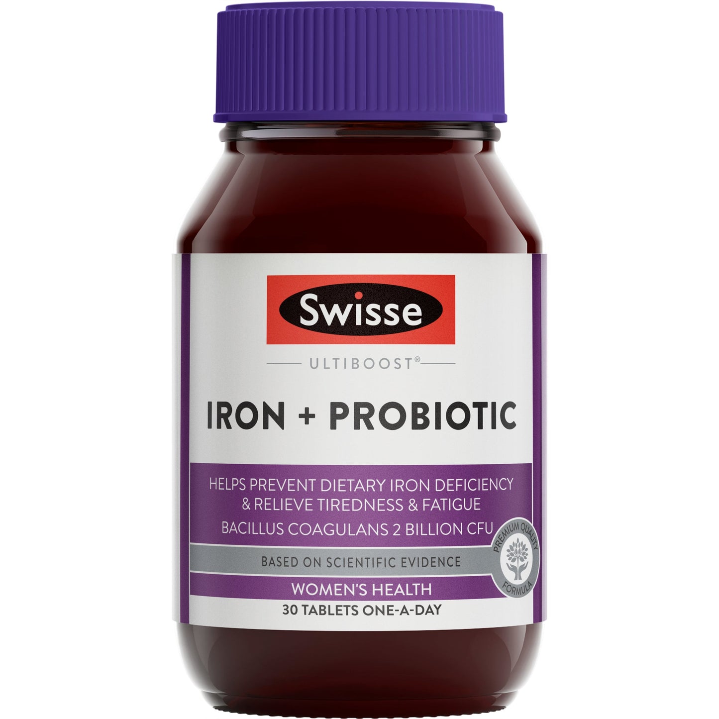 Swisse Ultiboost Iron PROBIOTIC 30 Tablets - Cutprice Online