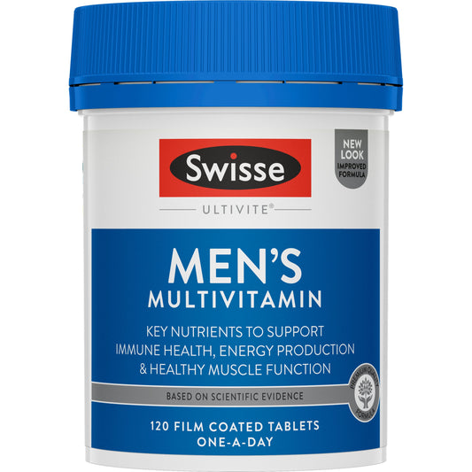 Swisse Men's Ultivite Multivitamin 120 Tablets - Cutprice Online