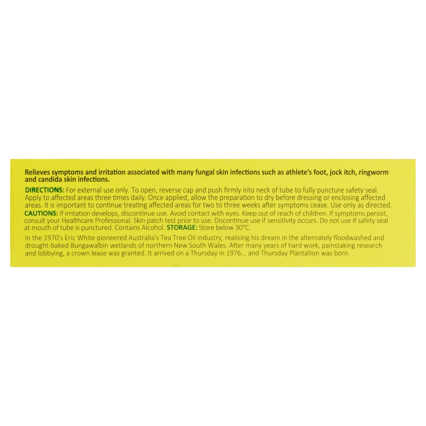 Thursday Plantation Tea Tree Anti-Fungal Gel 20g THURSDAY PLANTATION