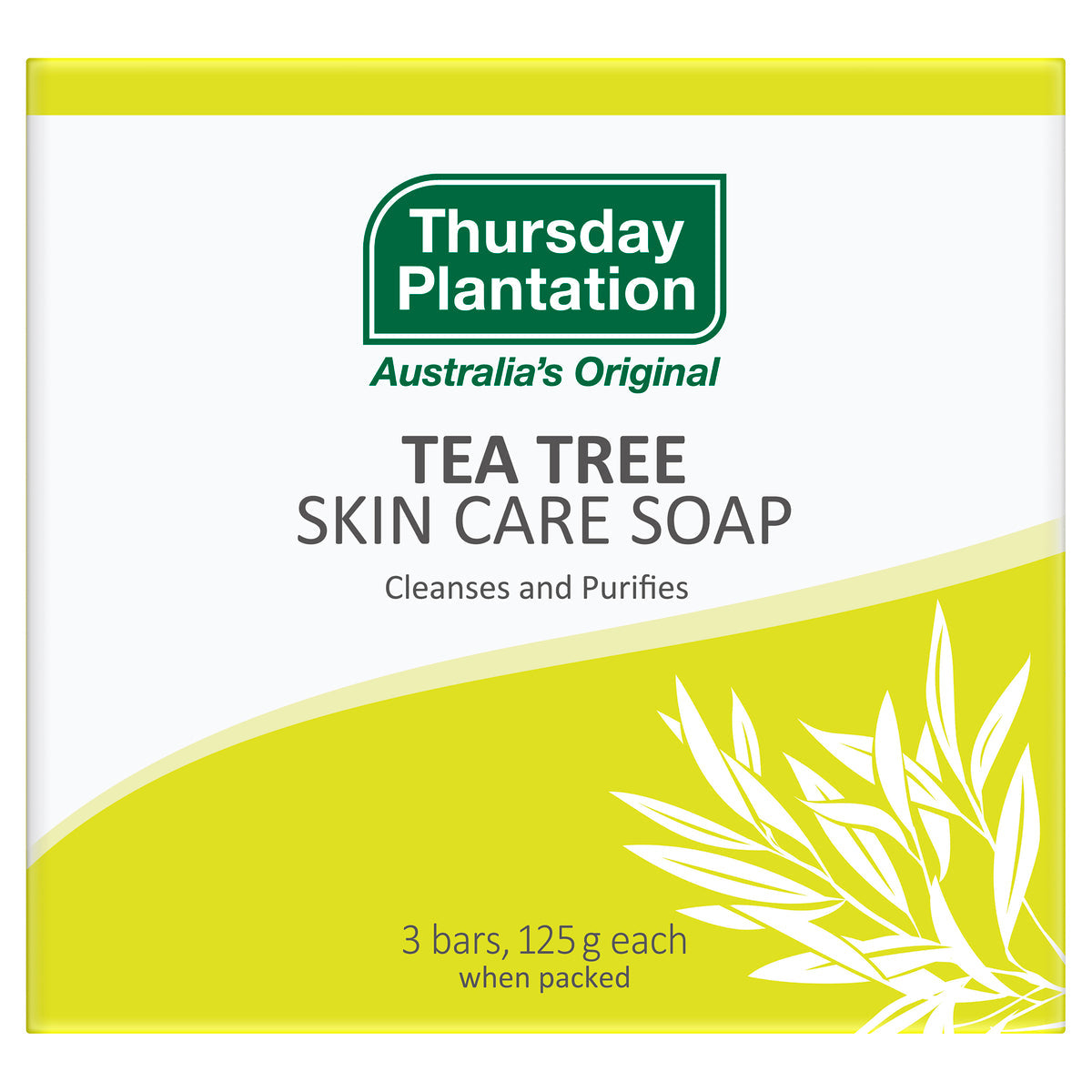 Thursday Plantation Tea Tree Soap 125g x 3 Pk - Cutprice Online