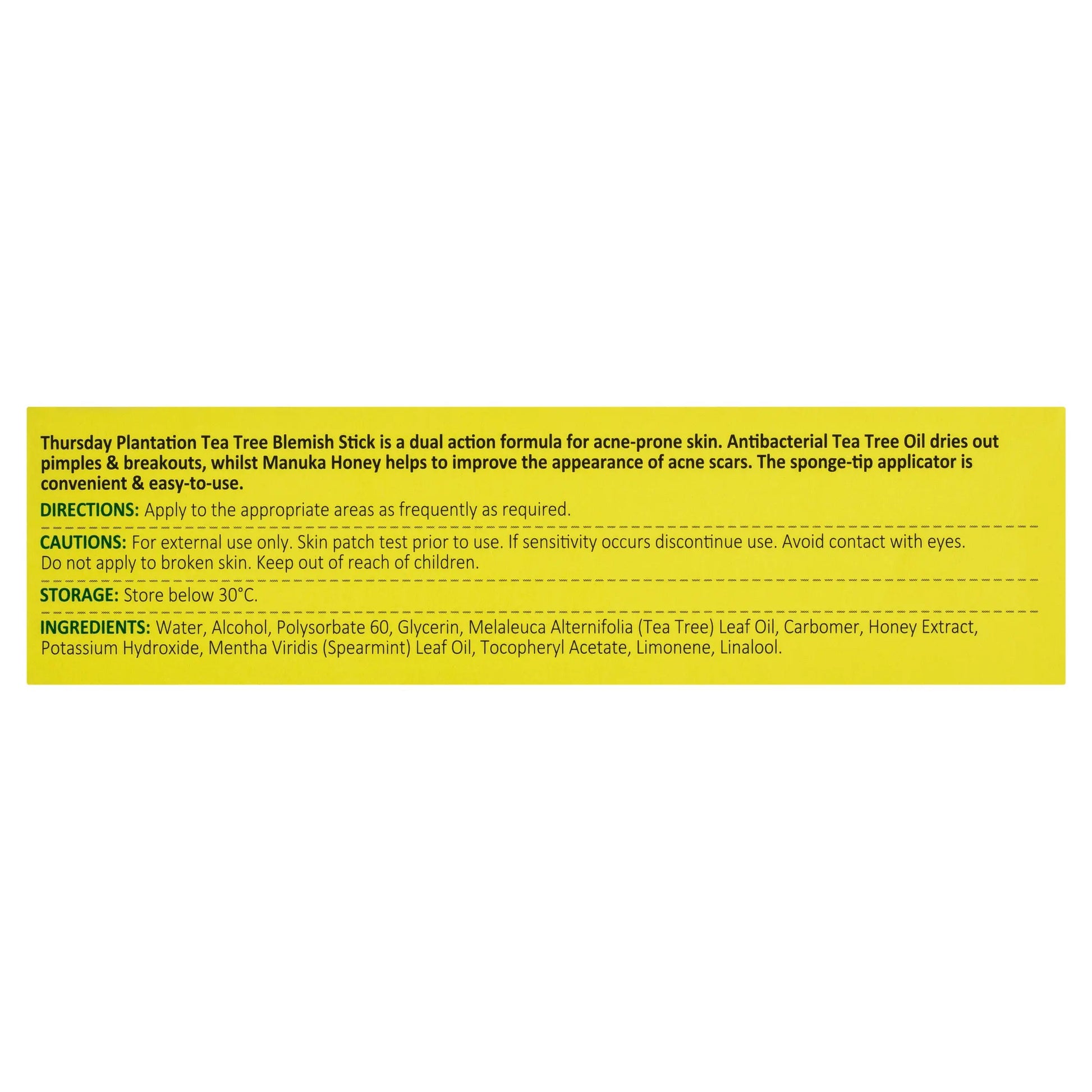 Thursday Plantation Tea Tree Blemish Stick 7ml THURSDAY PLANTATION