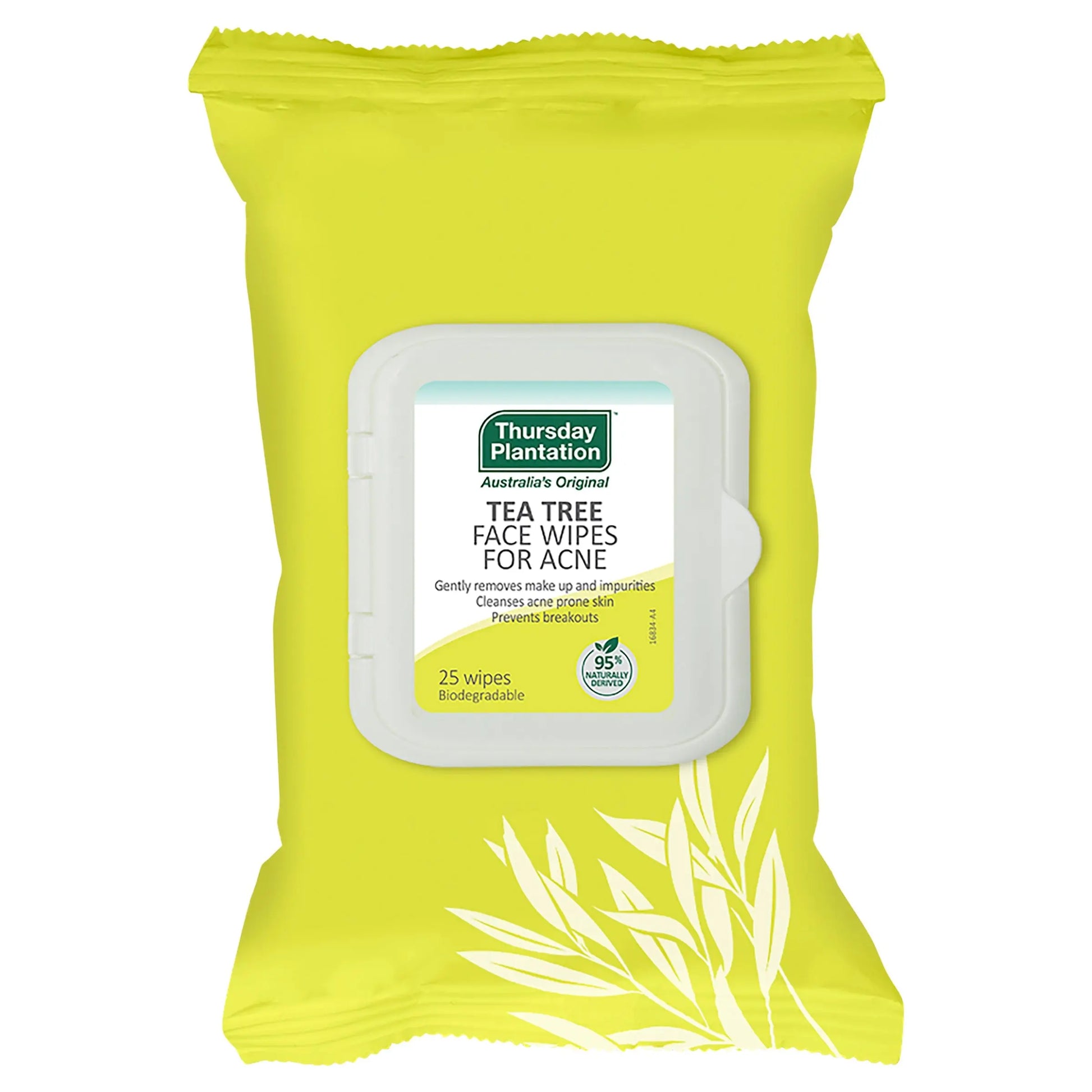 Thursday Plantation Tea Tree Acne Face 25 Wipes THURSDAY PLANTATION