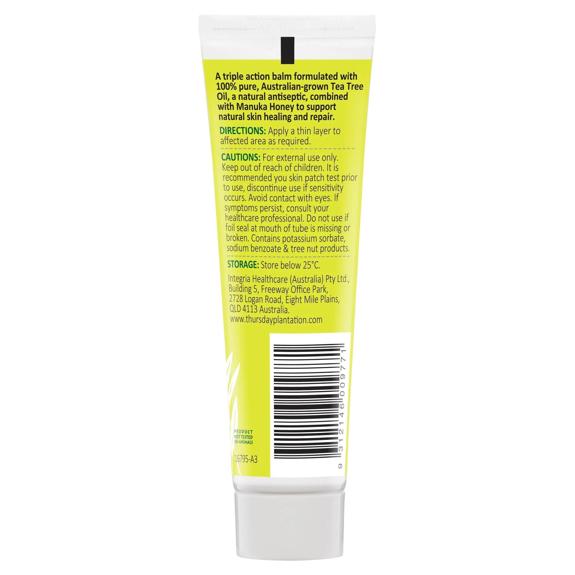 Thursday Plantation Tea Tree Oil and Manuka Honey Healing Balm 30g THURSDAY PLANTATION