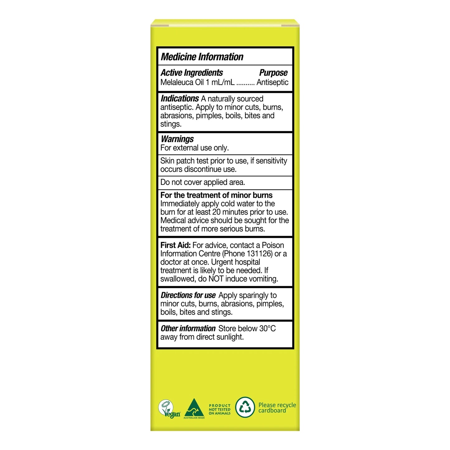 Thursday Plantation Tea Tree Oil 100ml THURSDAY PLANTATION