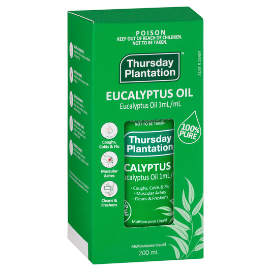 Thursday Plantation 100% Pure Eucalyptus Oil 200ml THURSDAY PLANTATION