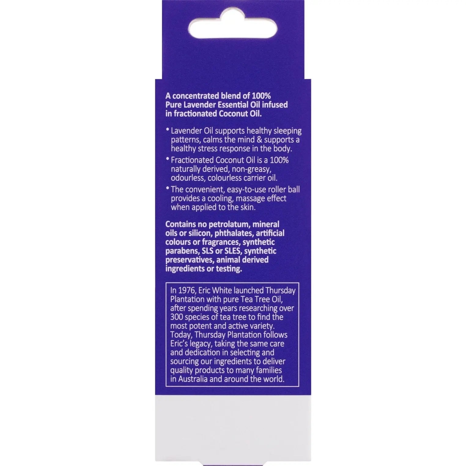 Thursday Plantation Lavender Sleep Support & Calming Roll On 9ml THURSDAY PLANTATION