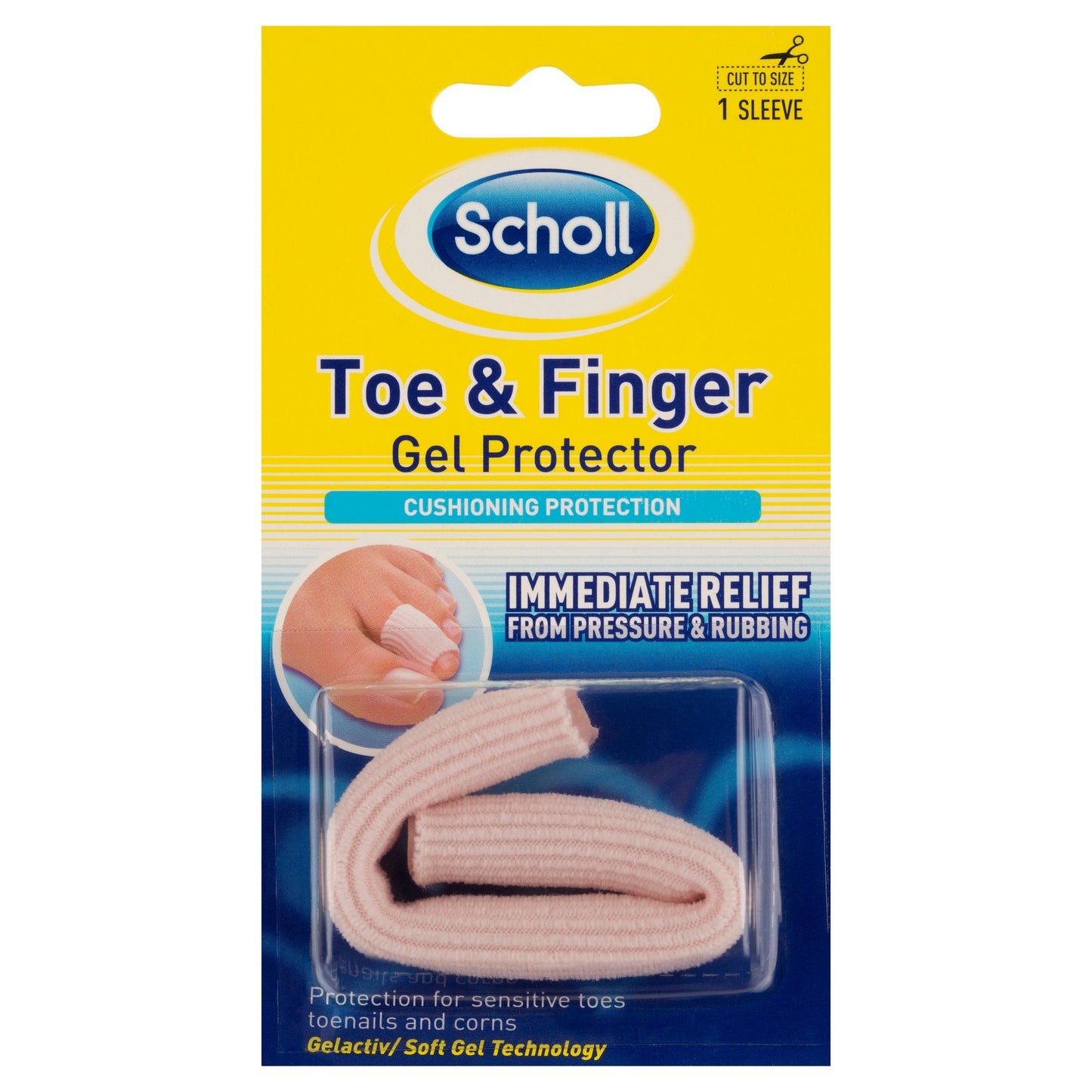 Scholl Gel Toe & Finger Protector Pain Relief - Cutprice Online