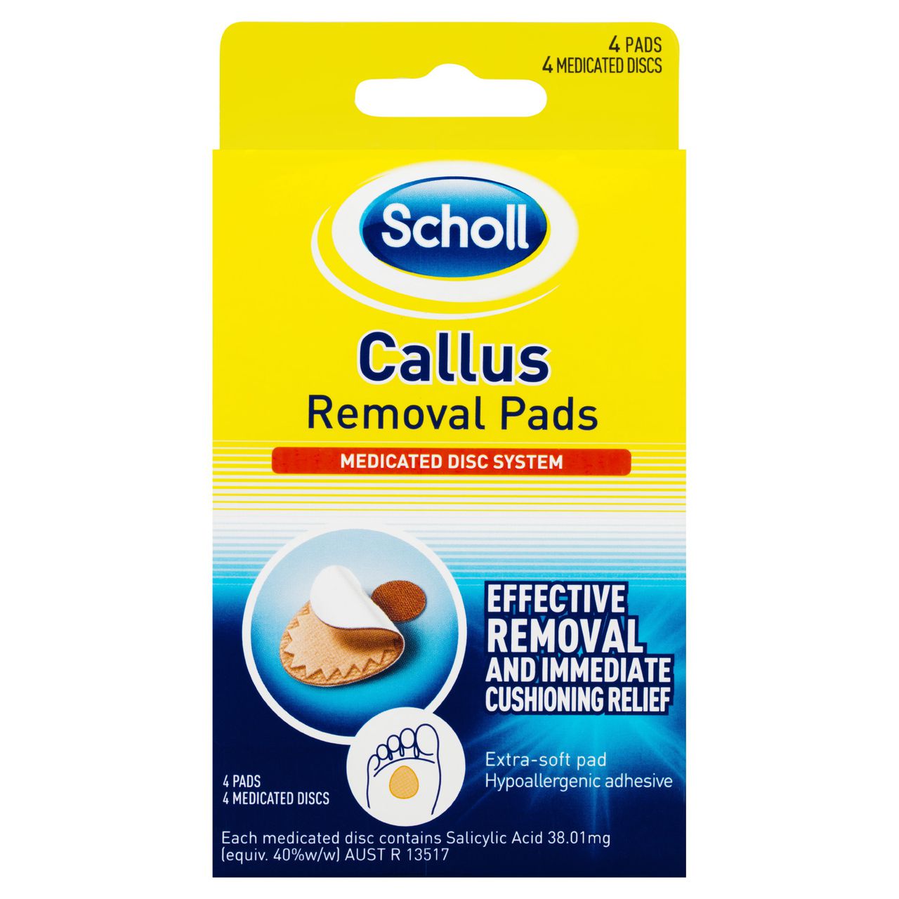Scholl Callous Removal Pads - Cutprice Online