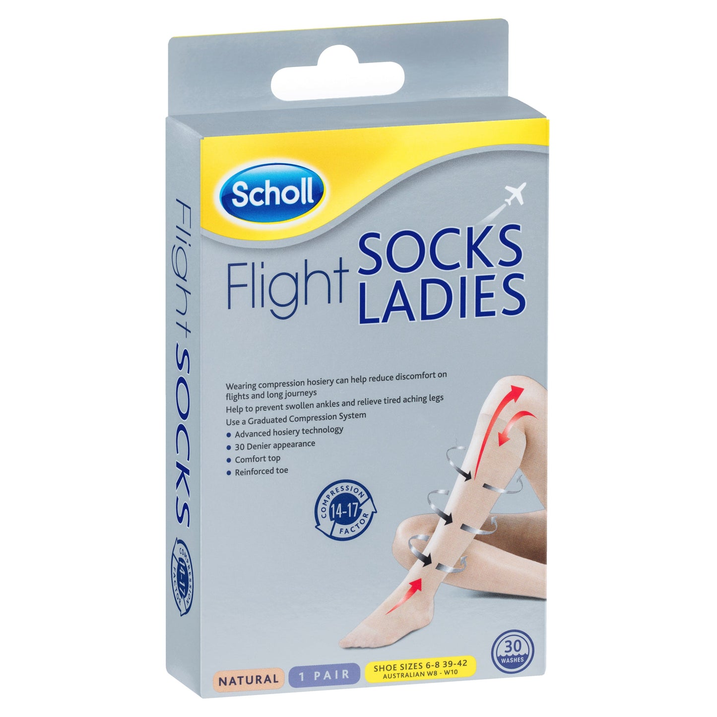 Scholl Flight Socks Ladies 8-10 - Cutprice Online
