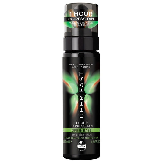 Le Tan Uber Fast Self Tanning Foam Green Base 200ml - Cutprice Online