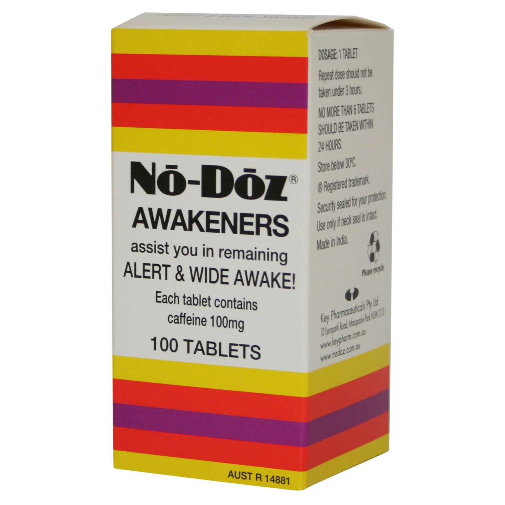 No Doz 100 Tablets - Cutprice Online