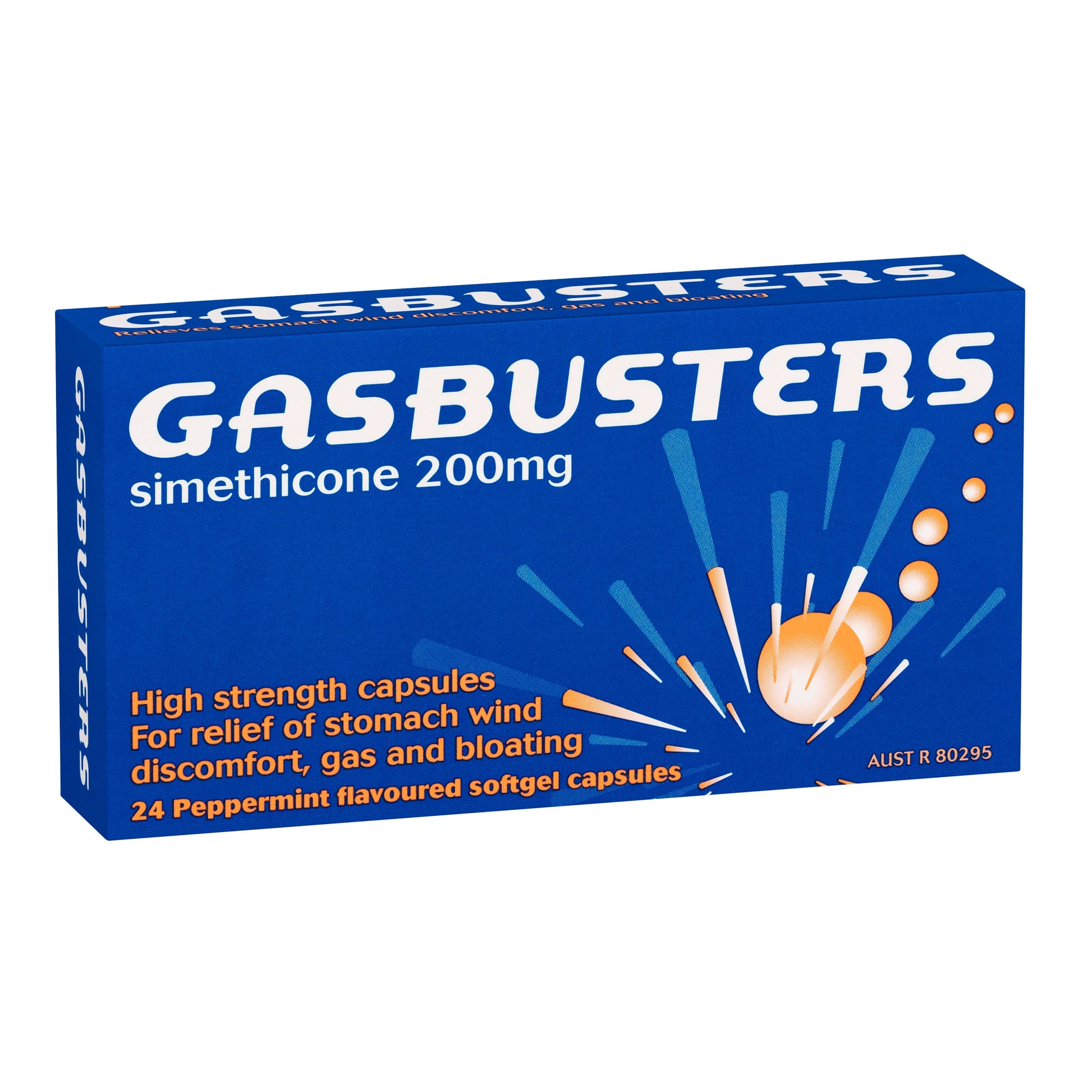 Gasbusters Capsules Peppermint 24 - Cutprice Online