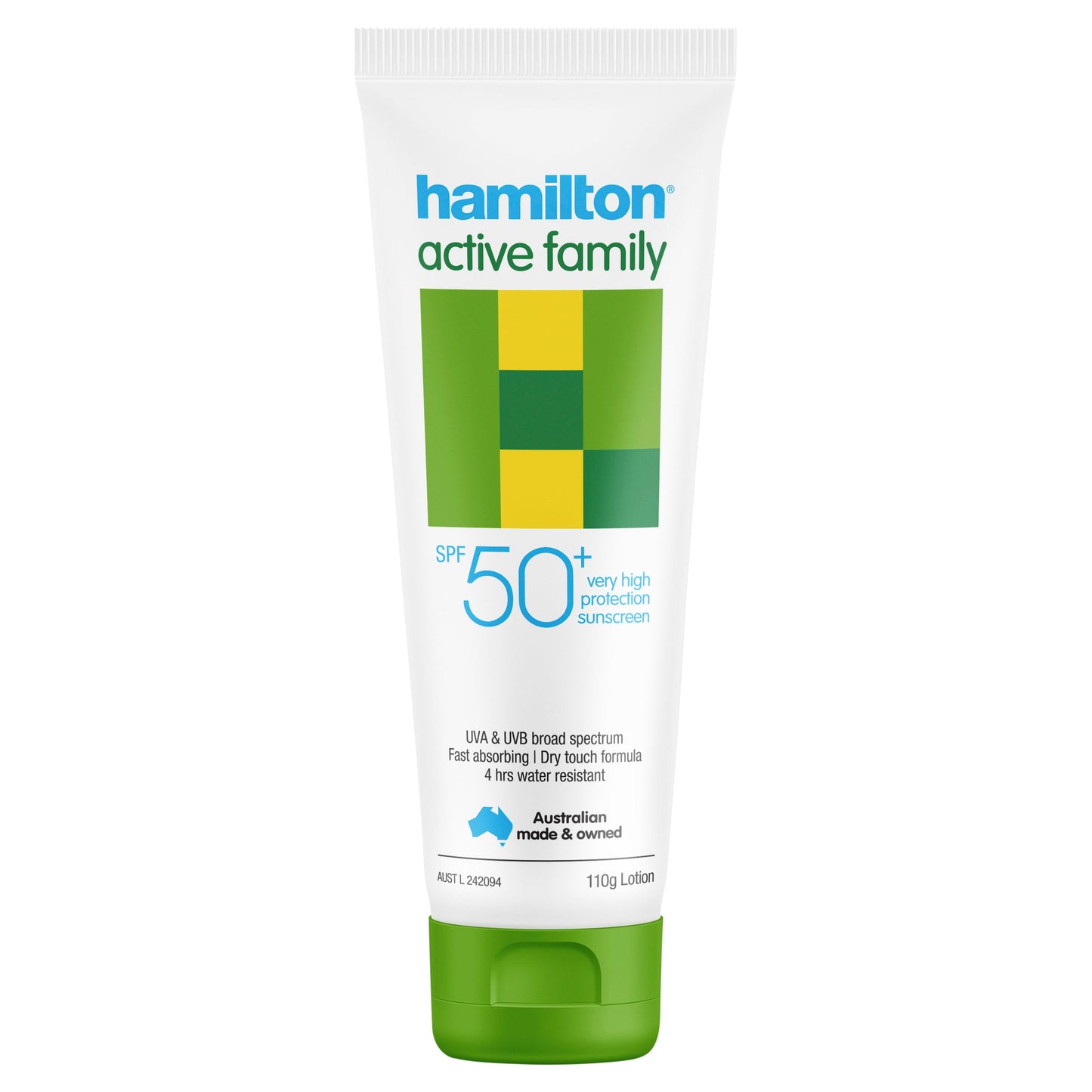 Hamilton Sun Active Family Lotion SPF 50+ - 110g - Cutprice Online