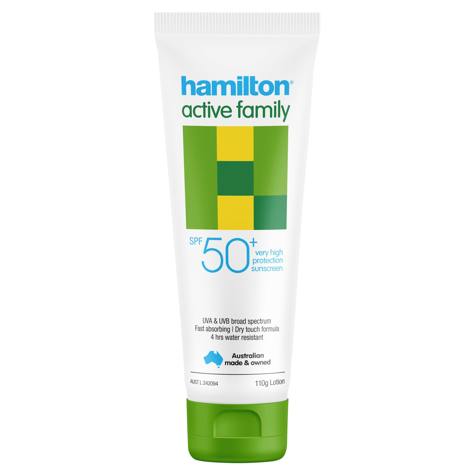 Hamilton Sun Active Family Lotion SPF 50+ - 110g - Cutprice Online