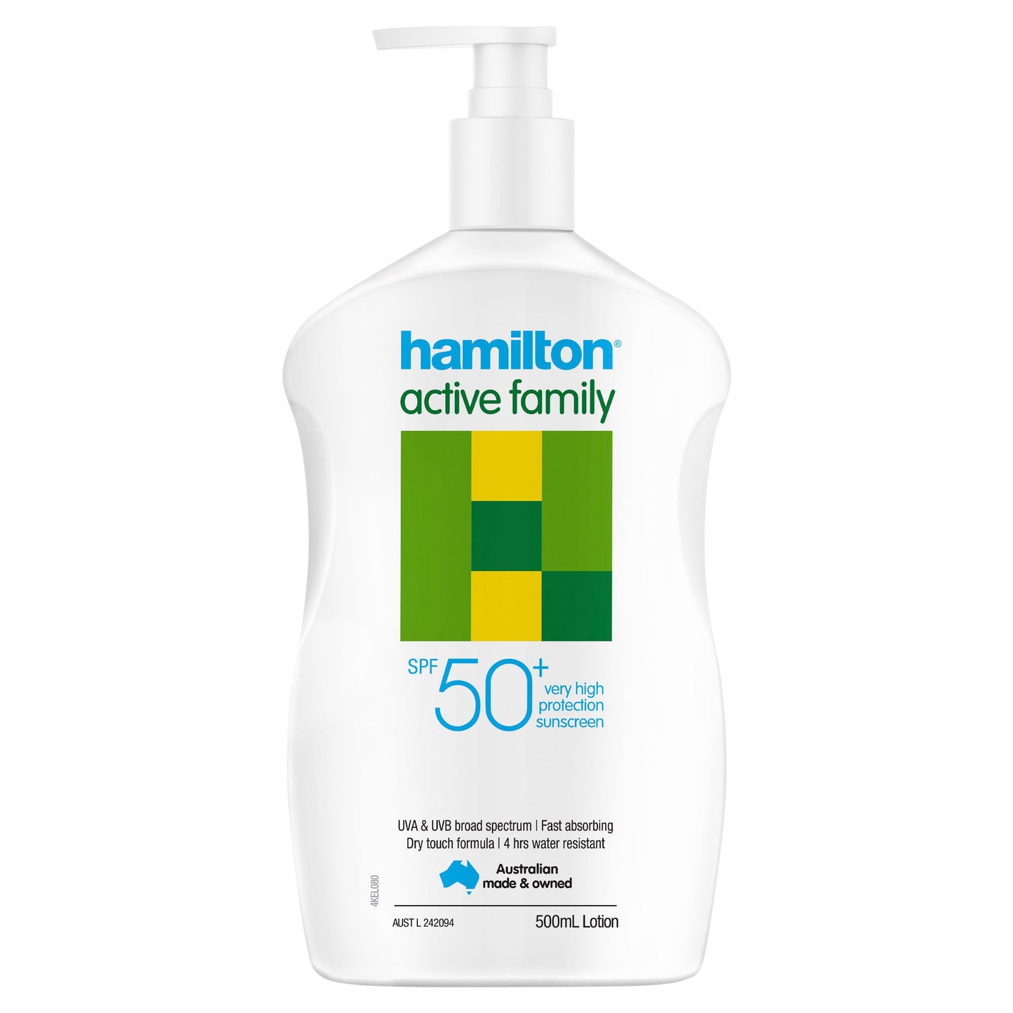 Hamilton Sun SPF 50+ Active Family Lotion 500ml - Cutprice Online