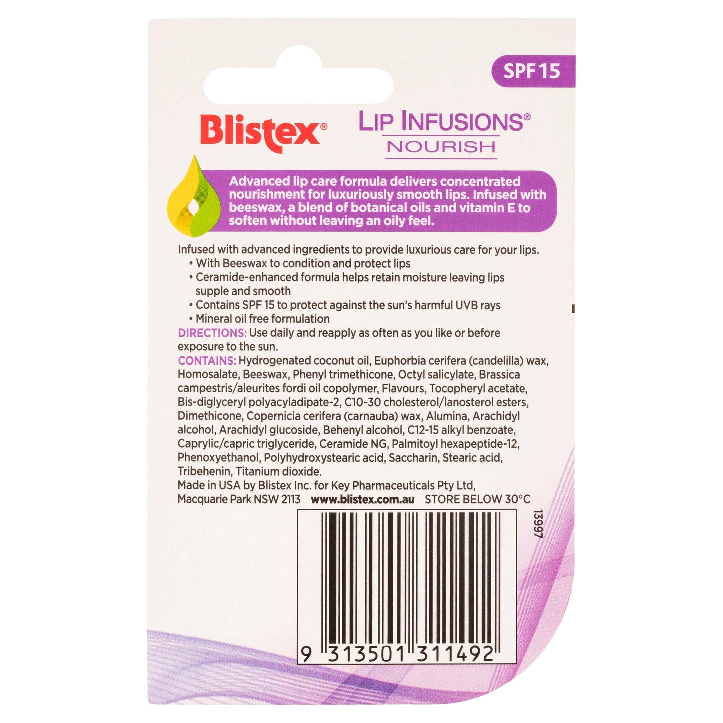 Blistex Lip Infusion Nourish 3.7g - Cutprice Online