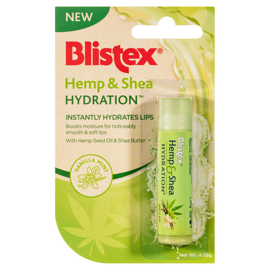 Blistex Hemp & Shea Hydration Lip 4.25g Stick - Cutprice Online