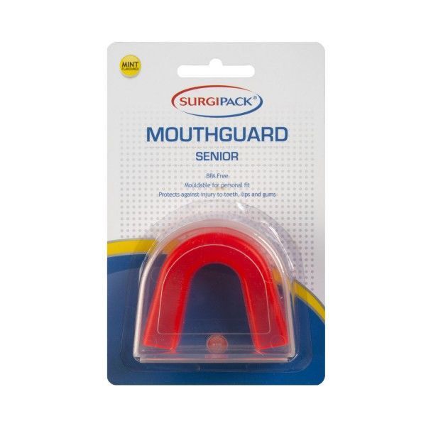SurgiPack Senior Mouthguard Red - Cutprice Online