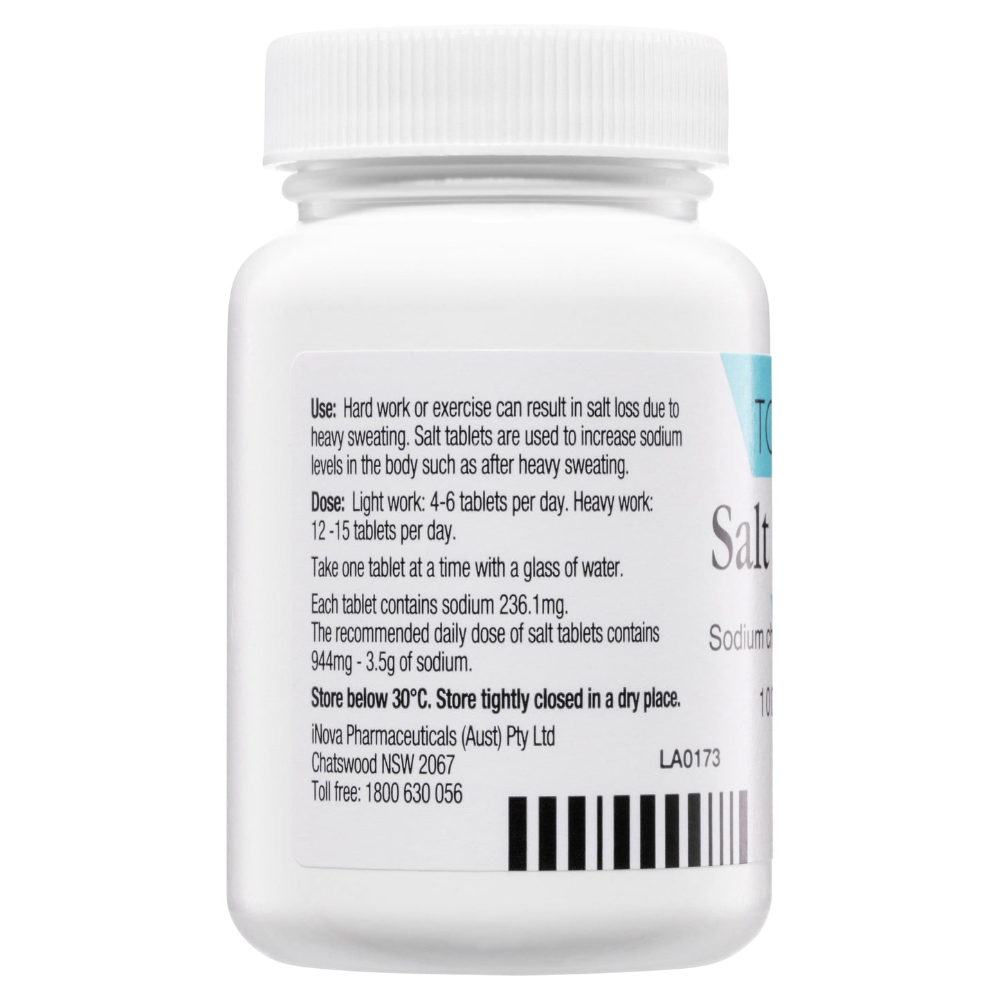 Toppin Salt Tablets 600Mg 100 - Cutprice Online