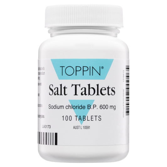 Toppin Salt Tablets 600Mg 100 - Cutprice Online