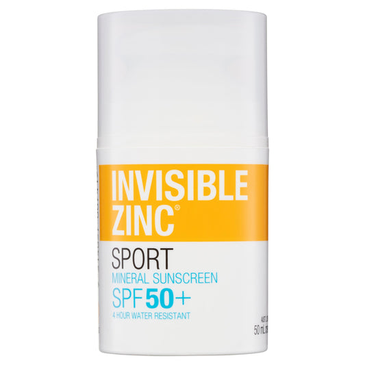 Invisible Zinc 4hr Water Resistant SPF50+ 50ml - Cutprice Online