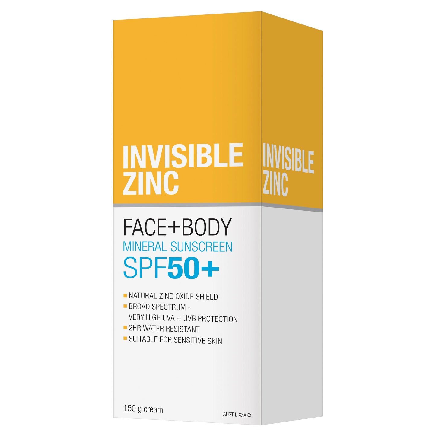 Invisible Zinc Face & Body SPF 50+ 150g - Cutprice Online