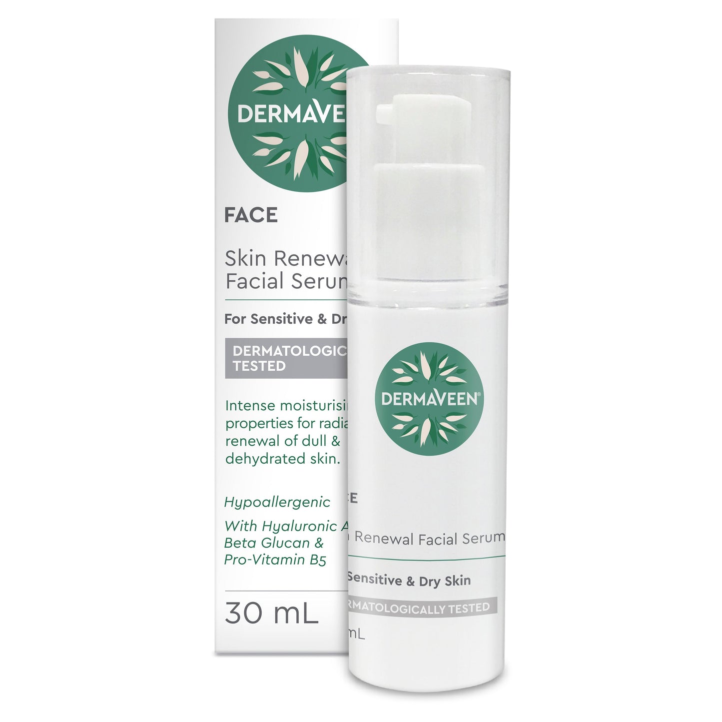 DermaVeen Skin Renewal Facial Serum 30ml - Cutprice Online