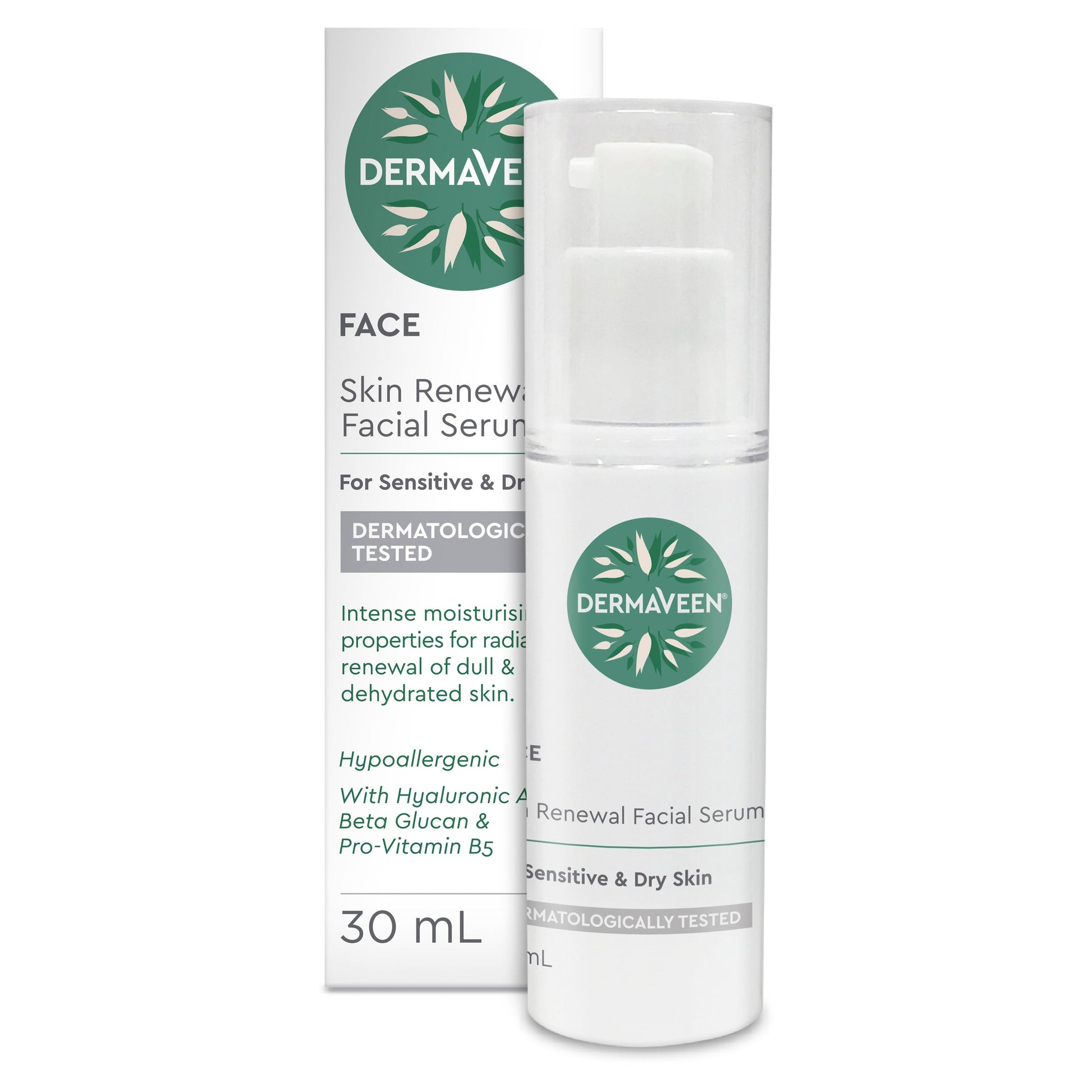 DermaVeen Skin Renewal Facial Serum 30ml - Cutprice Online
