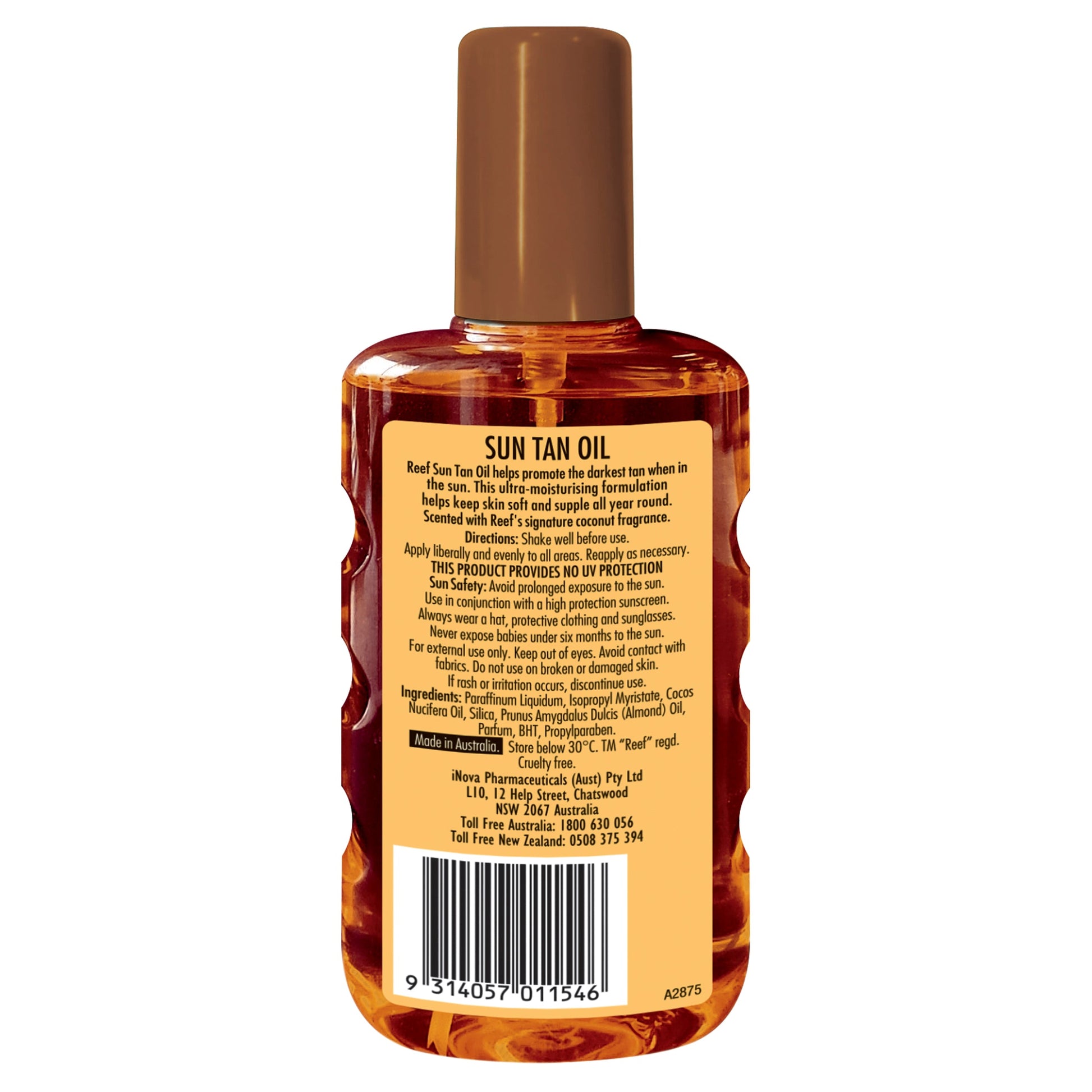 Reef Moisturising Sun Tan Oil Spray No SPF 220ml - Cutprice Online