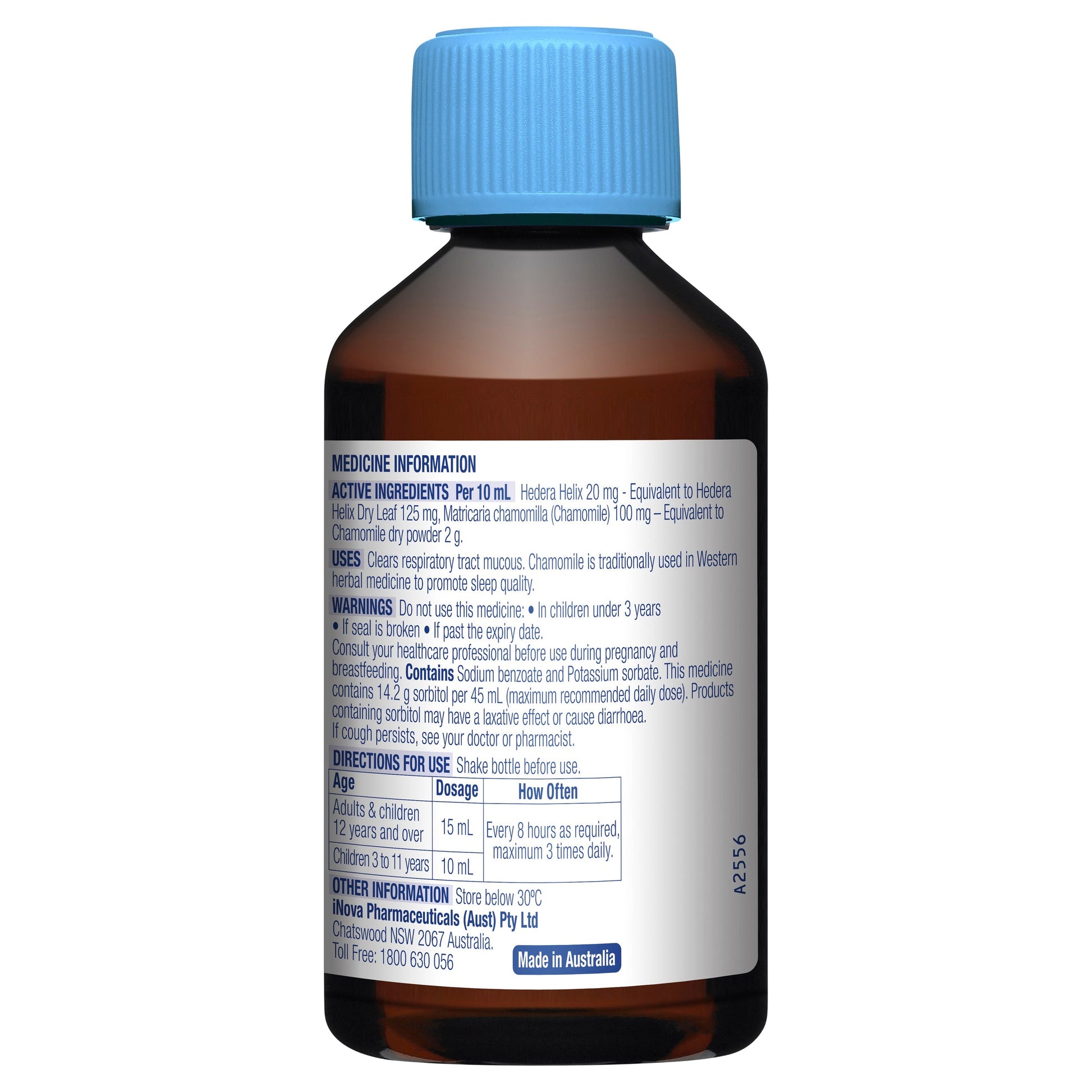 Duro Tuss Children's Cough Liquid Night Time 200mL - Cutprice Online