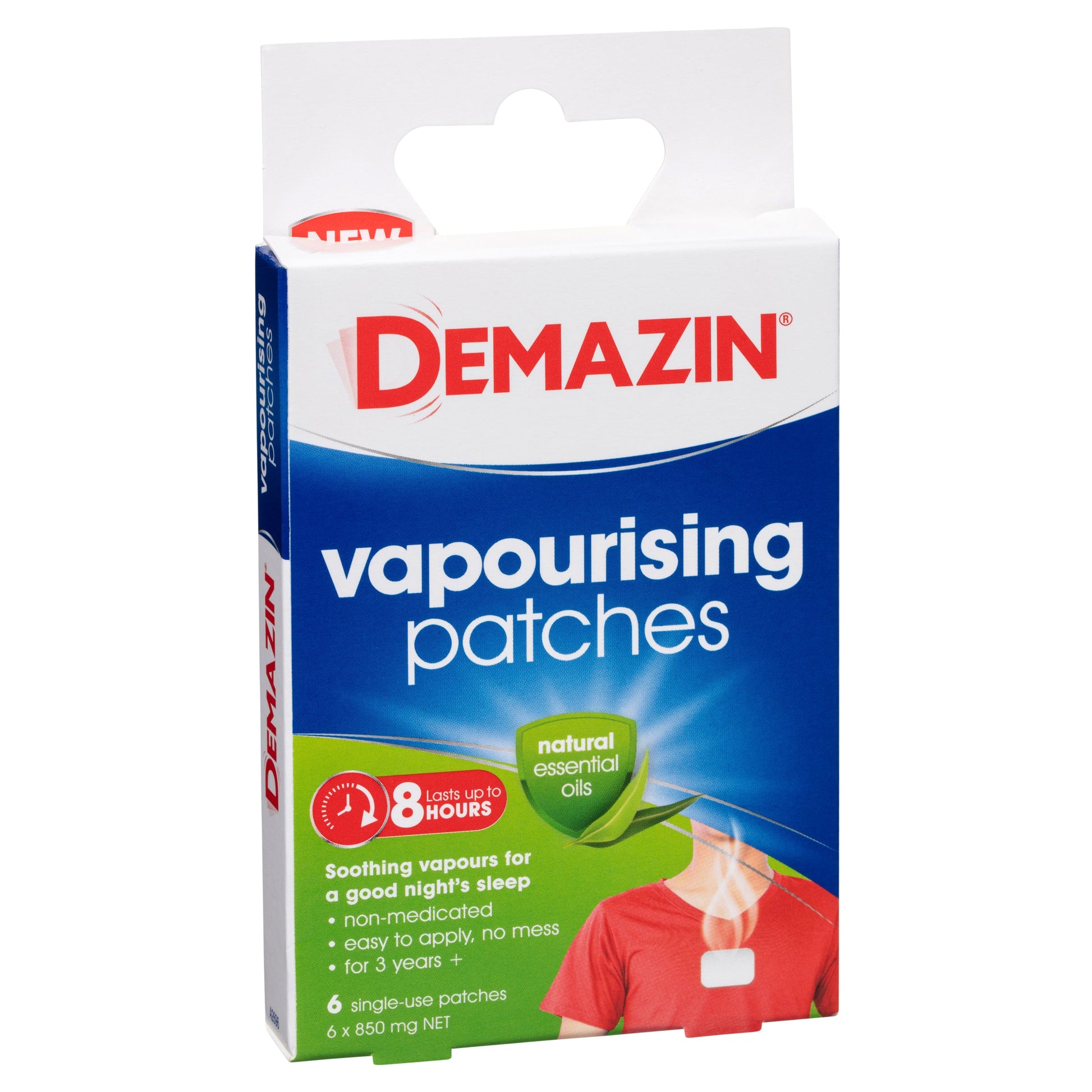 Demazin Vapourising Patches 6 Pack - Cutprice Online