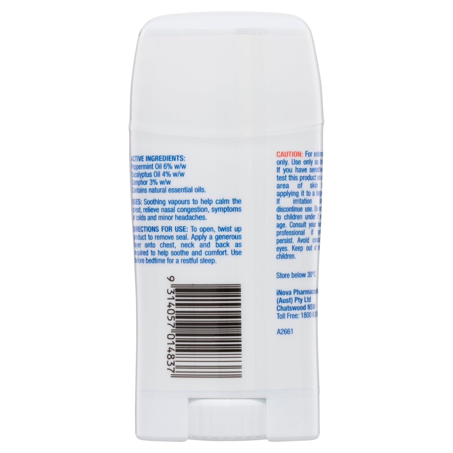 Demazin Chest Rub Stick 40g - Cutprice Online