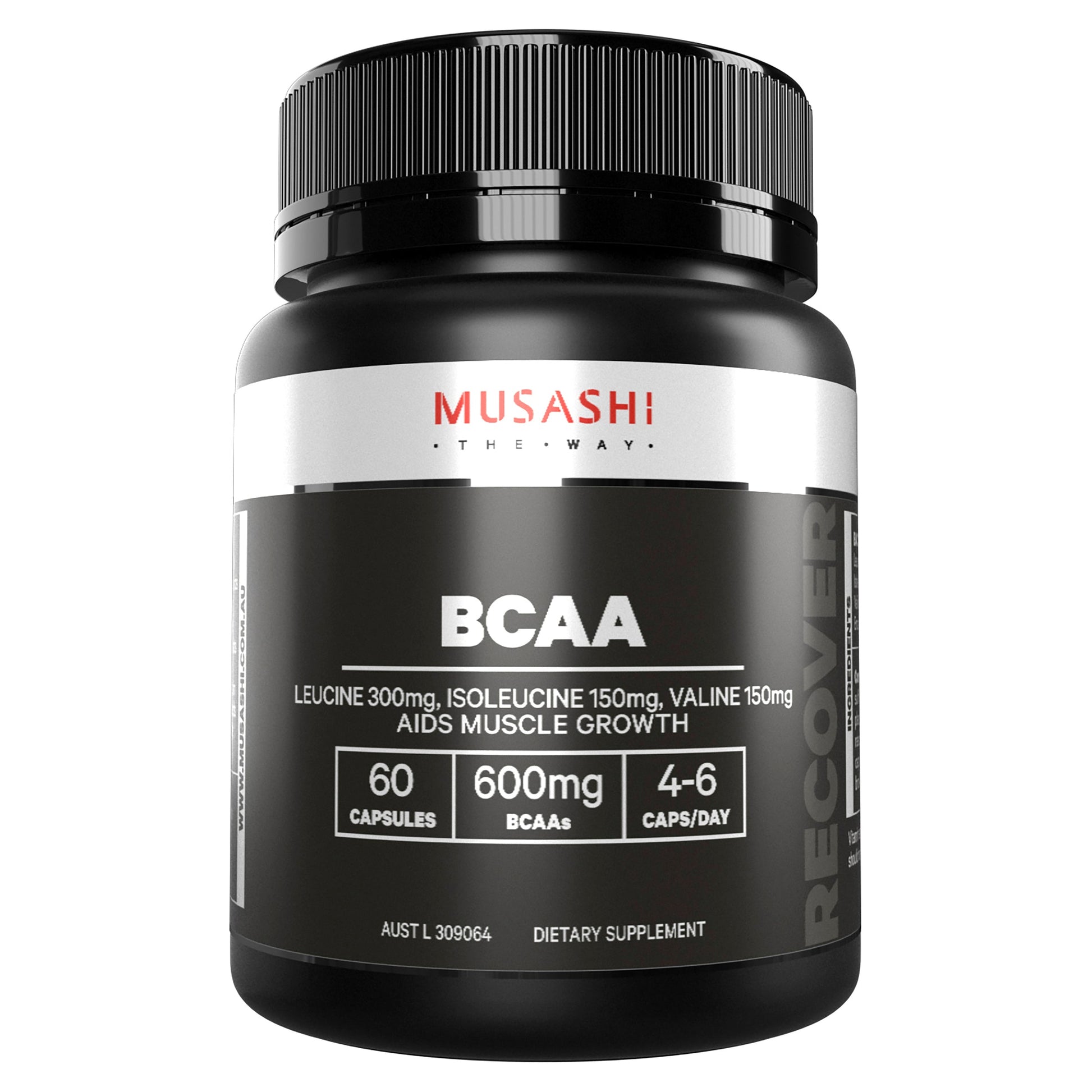 Musashi Muscle Recovery Bcaa 60 Capsules - Cutprice Online