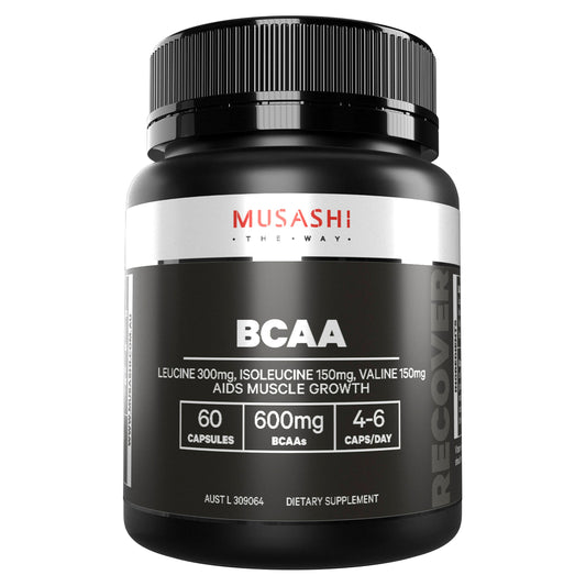 Musashi Muscle Recovery Bcaa 60 Capsules - Cutprice Online