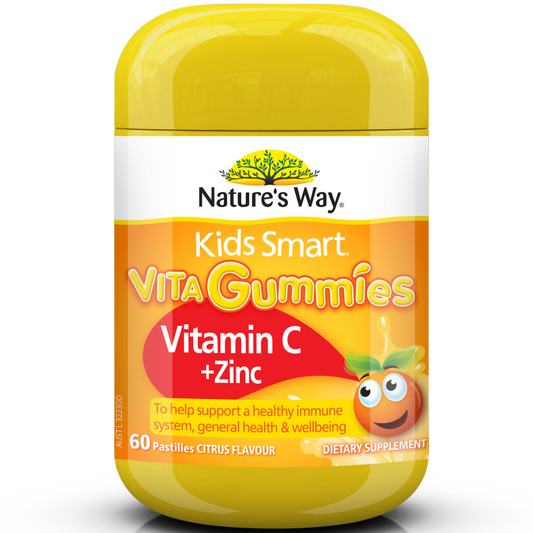 Nature's Way Kids Smart Vita Gummies Vitamin C + Zinc 60 Pastilles - Cutprice Online