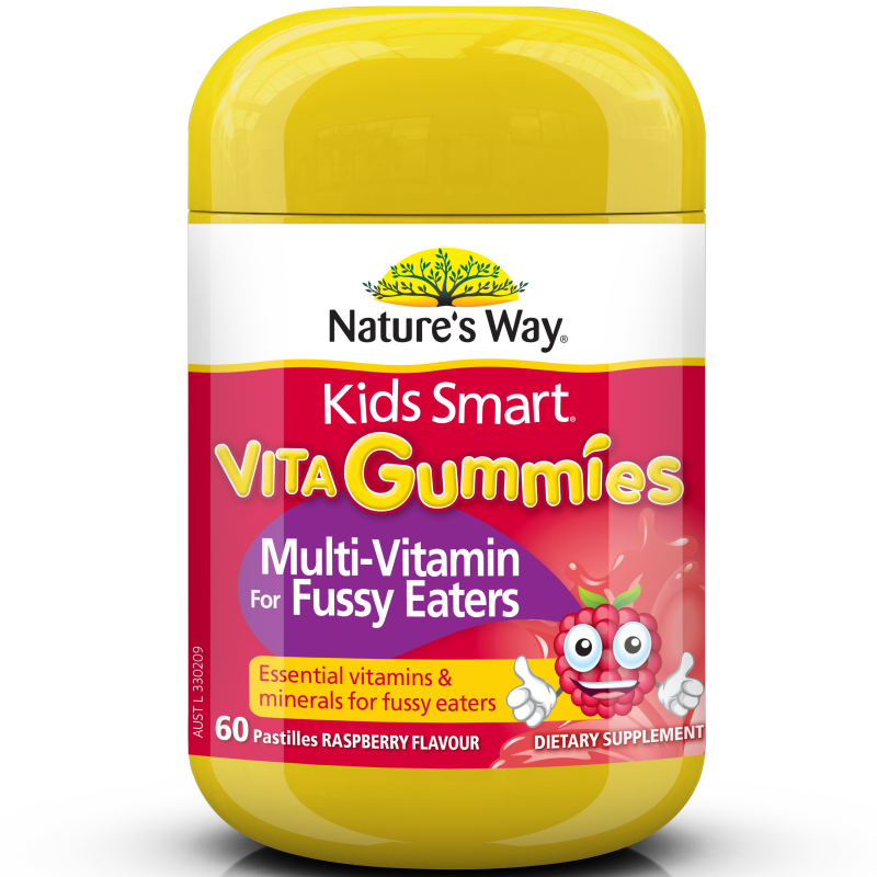 Nature's Way Kids Smart Vita Gummies Multi Vitamin for Fussy Eaters 60 Pastilles - Cutprice Online