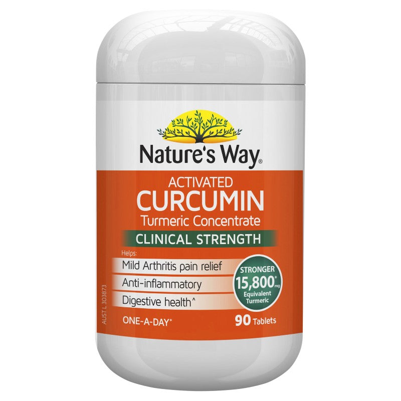 Nature's Way Activated Curcumin 90 Tablets - Cutprice Online