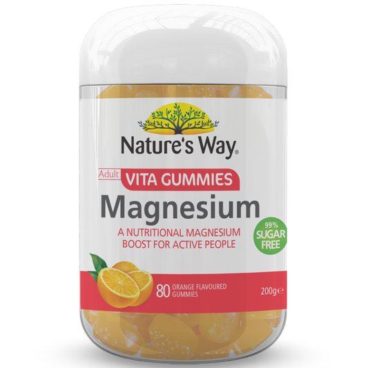 Nature's Way Adult Vita Gummies Magnesium Sugar Free 80s - Cutprice Online