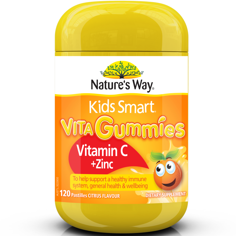 Nature's Way Kids Smart Vita Gummies Vitamin C + Zinc 120 Gummies - Cutprice Online