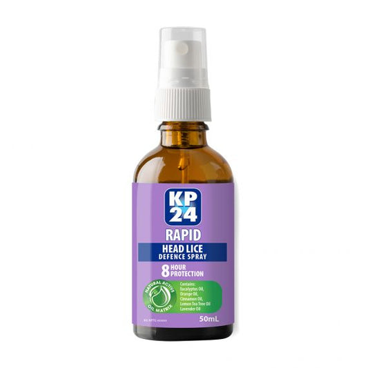 KP24 Rapid Head Lice/Nit Defence Spray 50ml - Cutprice Online