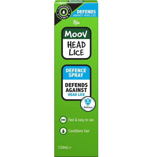 Ego Moov Head Lice Defence Spray 120ml - Lice/Nits - Cutprice Online