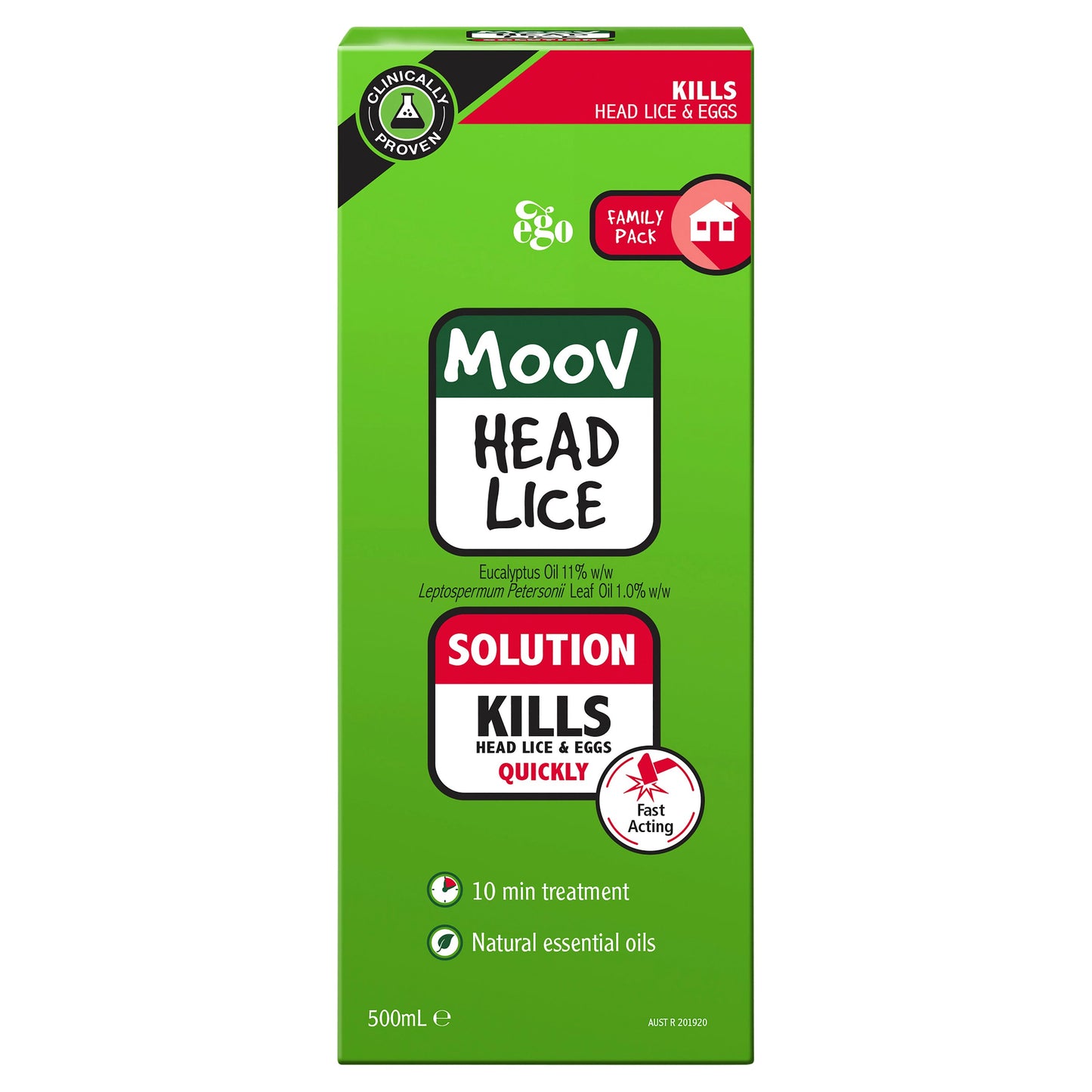 Ego Moov Head Lice Solution 500ml - Cutprice Online