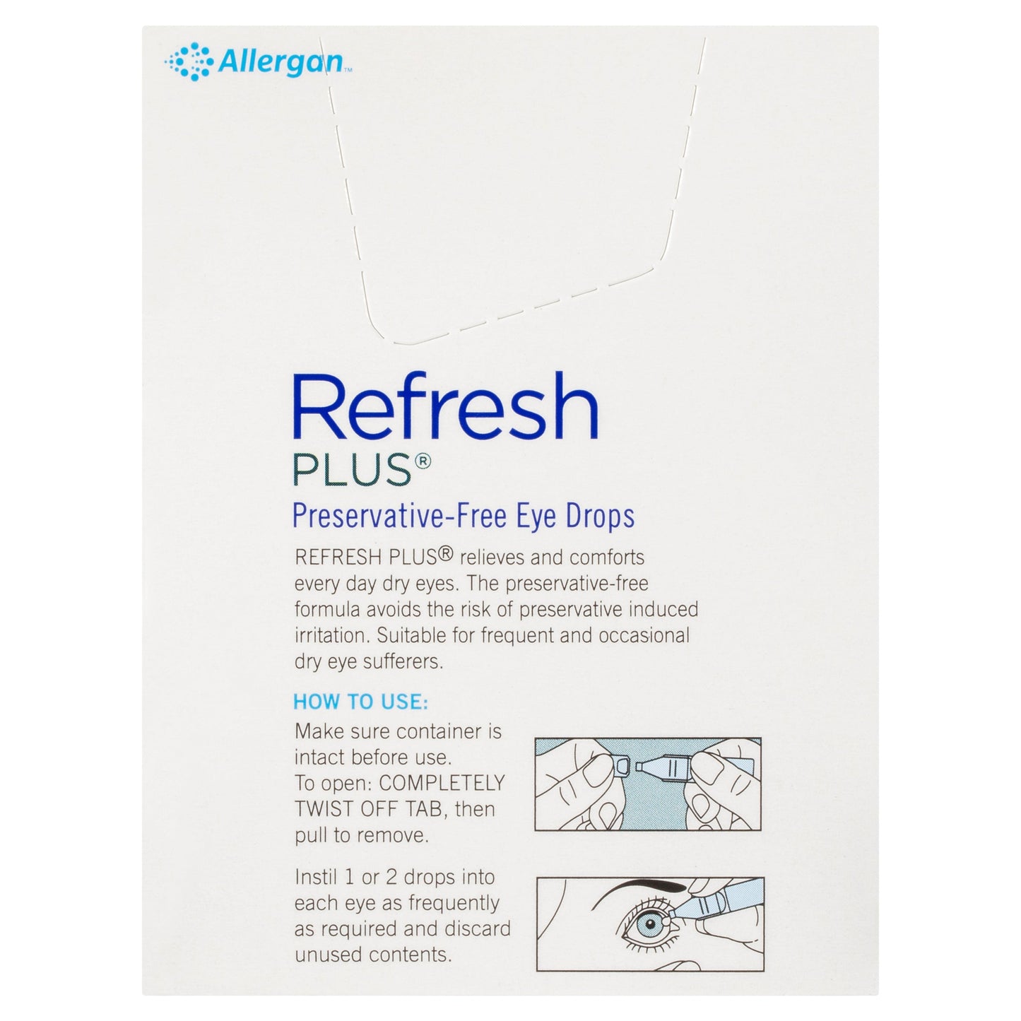 Refresh Plus Eye Drop 0.4ml 30 Vials - Cutprice Online