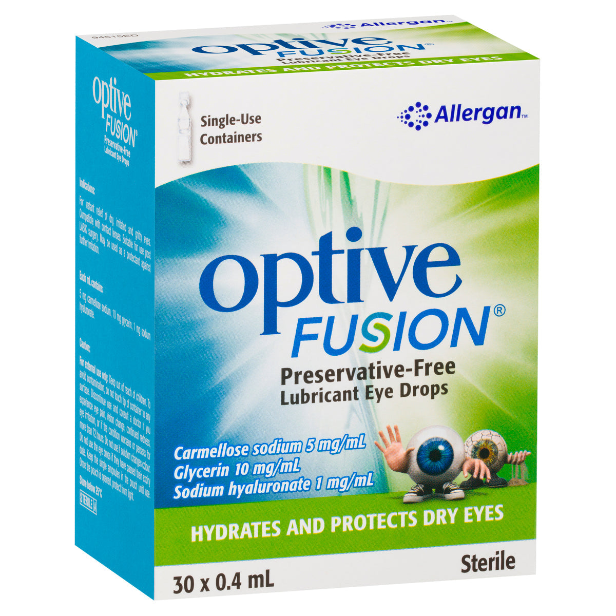 Optive Fusion Eye Drops 30 X 0.4mL - Cutprice Online